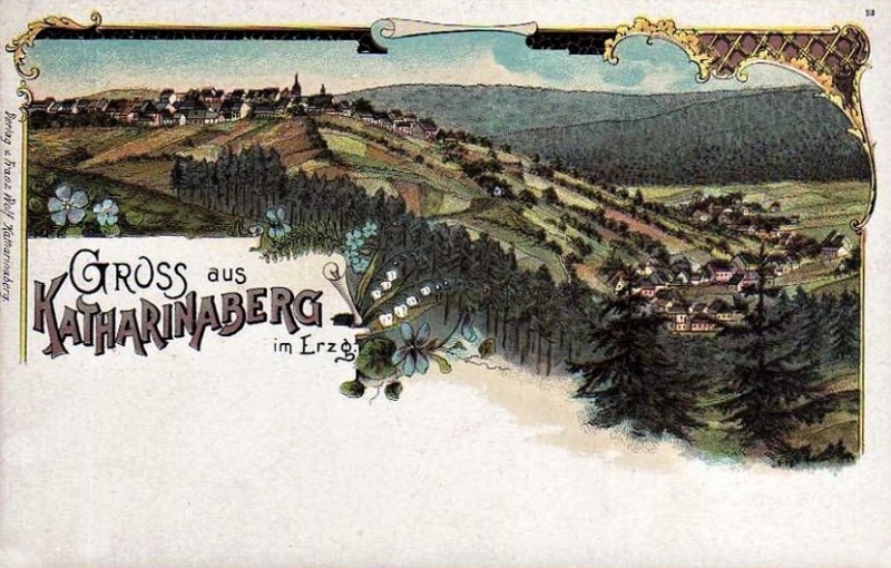 Hora Svaté Kateřiny 1900
